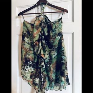 Lane Bryant Flowing Halter Top